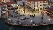 Ayvalık'ın tarihi Gümrük Meydanı yenilendi, kente kazandırıldı