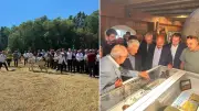 Bayburt'taki Harman Şenliği'nde Tarım Aletleriyle Hasat