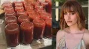 Beril Pozam kışlık domates sosu hazırladı