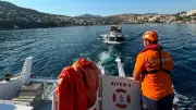 Bodrum'da su alan 10 metrelik tekne ve 4 kişi kurtarıldı
