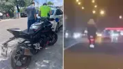Bolu'da tek teker şovuna 46 bin TL ceza, motosiklet 60 gün men edildi