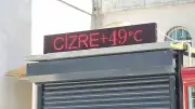 Cizre'de termometre 49 dereceyi gösterdi: Caddeler boş kaldı