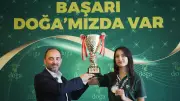 Dünya Matematik Şampiyonu Ayşegül Yabacı Doğa Kolejinde Karşılandı