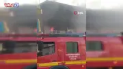 Elektrikli fırından çıkan yangın evi kullanılamaz hale getirdi