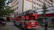 Erzurum Adliyesi arşiv yangını kontrol altına alındı