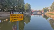 Eskişehir'de 'Sizin için suya atıyorum' deyip Porsuk Çayı'na itti