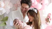 Feyyaz Şerifoğlu ve Merve Dinçkol kızları Defne Yaz ile ilk kez poz verdi