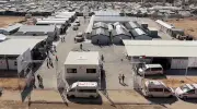 Gazze'nin kuzeyinde 120 yataklı Kuzey Sahra Hastanesi hizmete açıldı