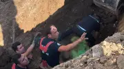 Hatay'da altyapı çalışması sırasında heyelan: 1 işçi öldü