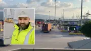 Kocaeli'de Liman Vinci Operatörü Yüksekten Düşerek Yaralandı