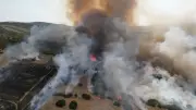 Manisa Kula'da Orman Yangını: 9 Uçak ve 6 Helikopter Müdahale Ediyor