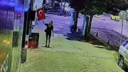 Muğla'da Türk bayrağını yakan şüpheli gözaltına alındı