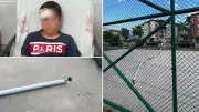 Çocuk Parkında Korku Dolu Anlar: Tırmandığı Direk Üzerine Devrildi