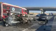 Çorlu'da Korkunç Kaza: Araç İçinde Yanarak Can Verdi