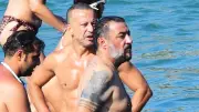 Rıza Kocaoğlu ve Celil Nalçakan'dan Bodrum Cennet Koyu'nda Tatil Keyfi