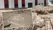 Sağlık merkezi inşaatında lahit bulundu, çalışmalar durduruldu