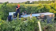 Samsun'un Çarşamba İlçesinde Halk Otobüsü Devrildi: 15 Yaralı