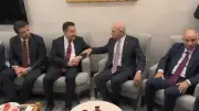 TBMM Başkanı Kurtulmuş, çerçeve yasa görüşmelerinde kulisleri ziyaret etti