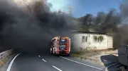 Tekirdağ'da çıkan yangın iki iş yerini kullanılamaz hale getirdi