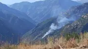 Tunceli Munzur Vadisi'nde yangın: Venk bölgesinde orman yangınına müdahale sürüyor