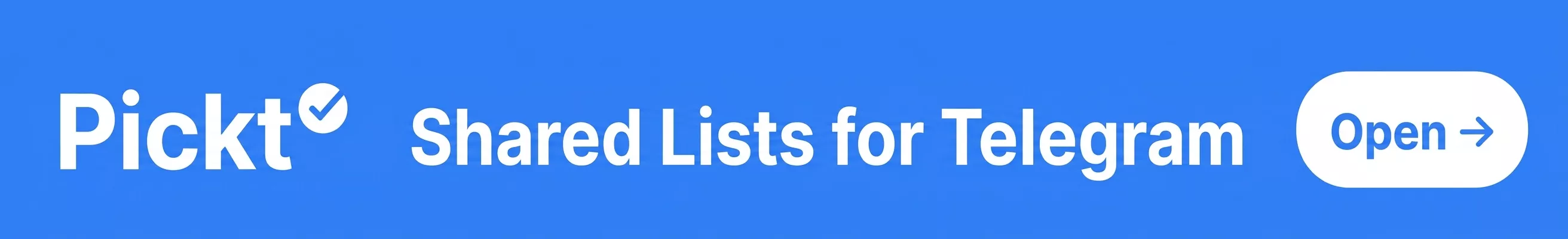 Pickt mobil yapışkan banner — logo, slogan ve CTA butonu