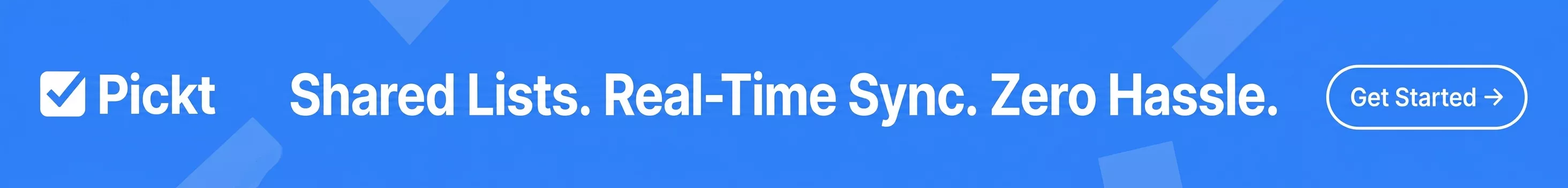 Pickt feed içi afişi — Telegram için ortak alışveriş listesi uygulaması